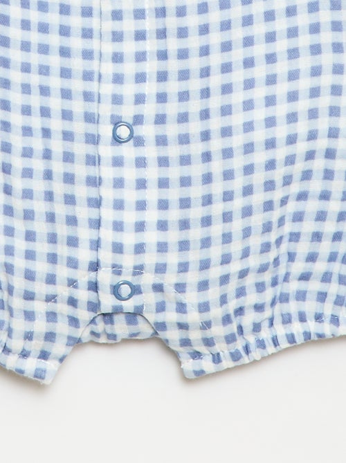 Tutina intera in garza di cotone - Kiabi