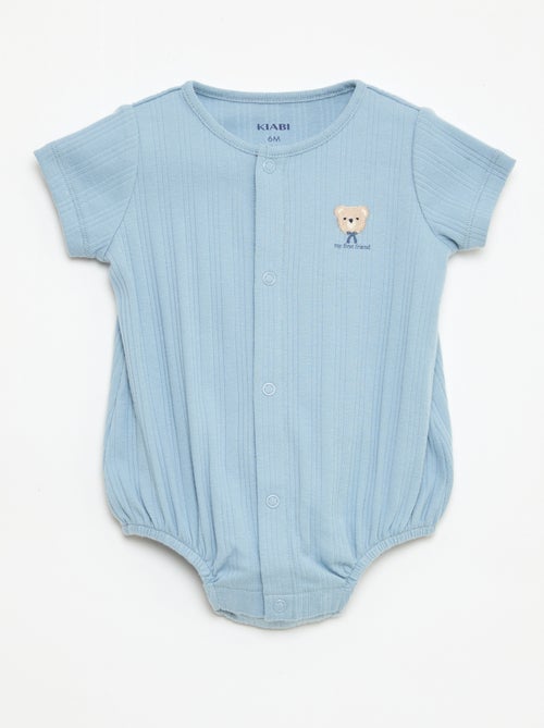 Tutina intera senza maniche a tinta unita con collo rotondo - Kiabi