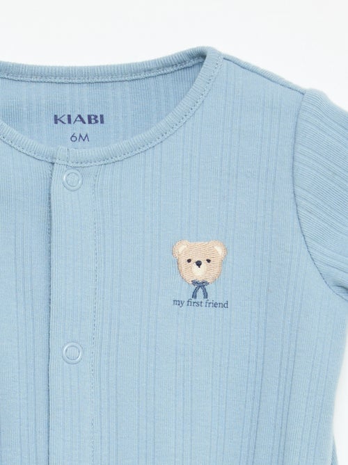 Tutina intera senza maniche a tinta unita con collo rotondo - Kiabi