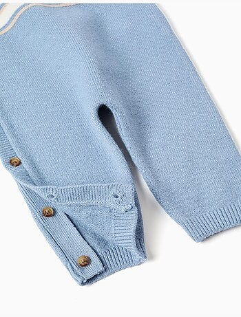 Tutina lavorata a maglia con righe