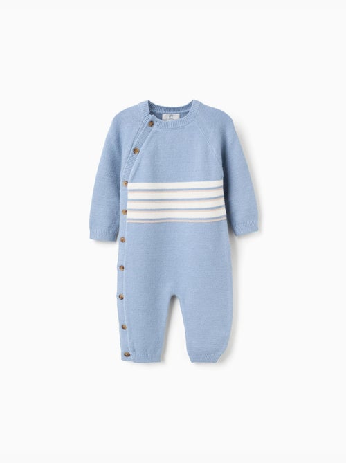 Tutina lavorata a maglia con righe - Kiabi