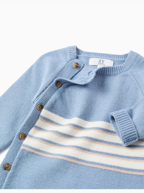 Tutina lavorata a maglia con righe - Kiabi