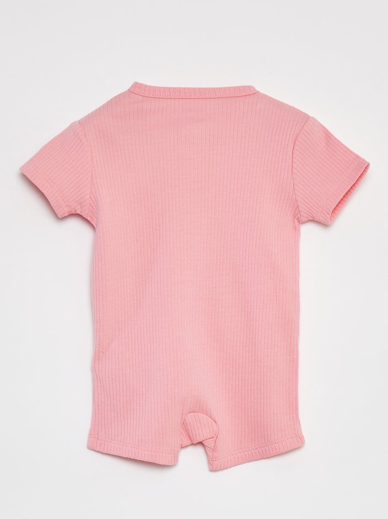 Tutina leggera con zip ROSA - Kiabi