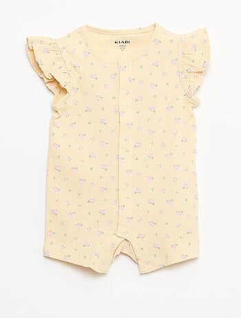 Tutina leggera estiva in cotone con volant