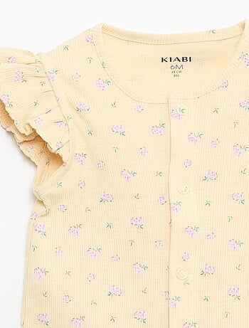 Tutina leggera estiva in cotone con volant