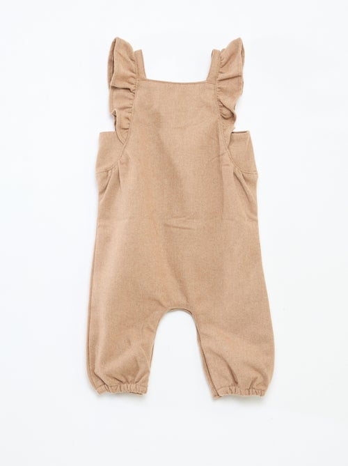 Tutina lunga in flanella di cotone - Kiabi