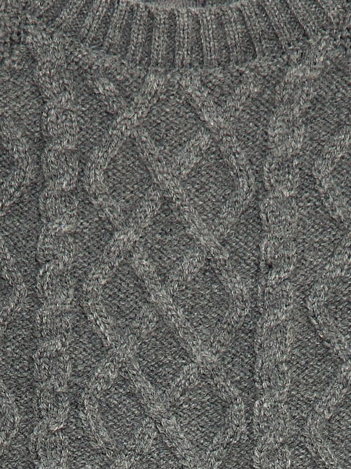 Tutina lunga in maglia con bottoni sul retro - Kiabi