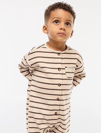 Tutina lunga in maglia effetto peluche