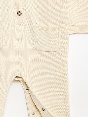 Tutina lunga in maglia punto spugna