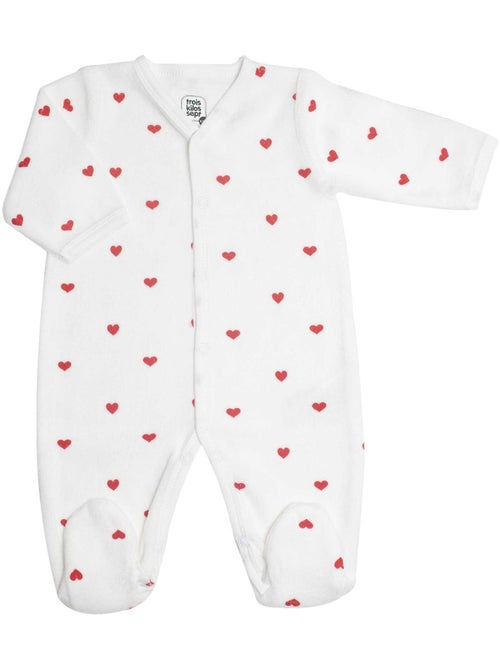 Tutina maniche lunghe - Cuori - Kiabi