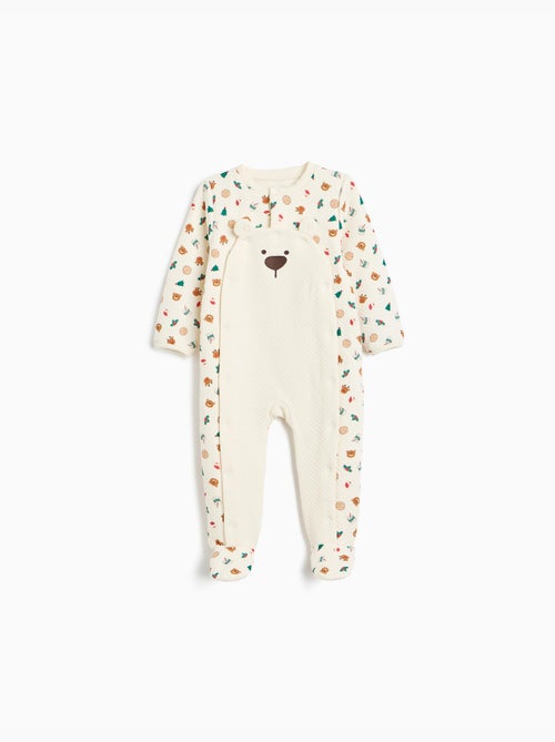 Tutina natalizia in maglia interlock, mo fashion - Kiabi
