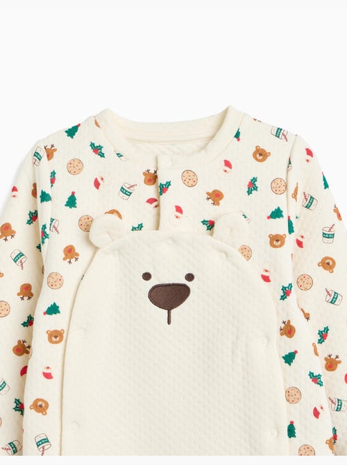 Tutina natalizia in maglia interlock, mo fashion - Kiabi