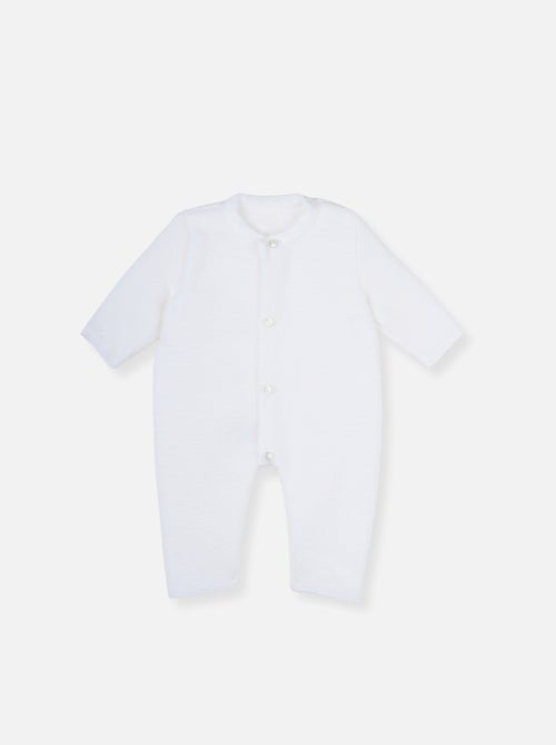 Tutina neonato 4 bottoni - ricamo - Kiabi