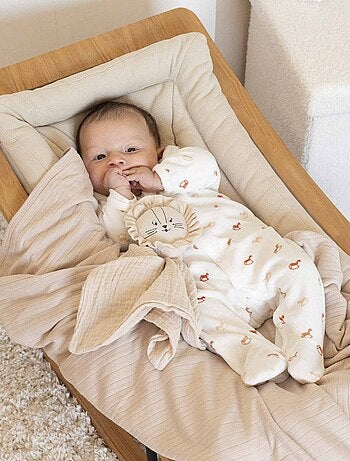 Tutina neonato con motivi trendy di cavalli a dondolo