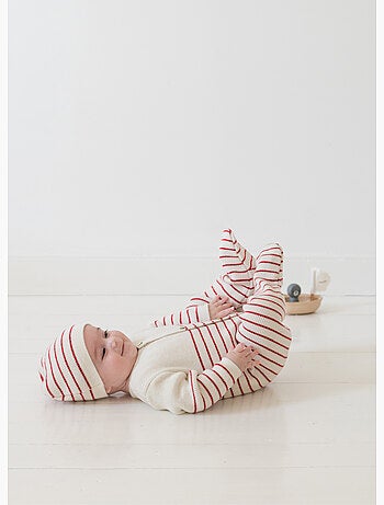 Tutina neonato con piedini - collezione «petits marins»