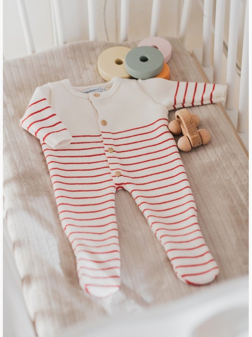 Tutina neonato con piedini - collezione «petits marins» - Kiabi