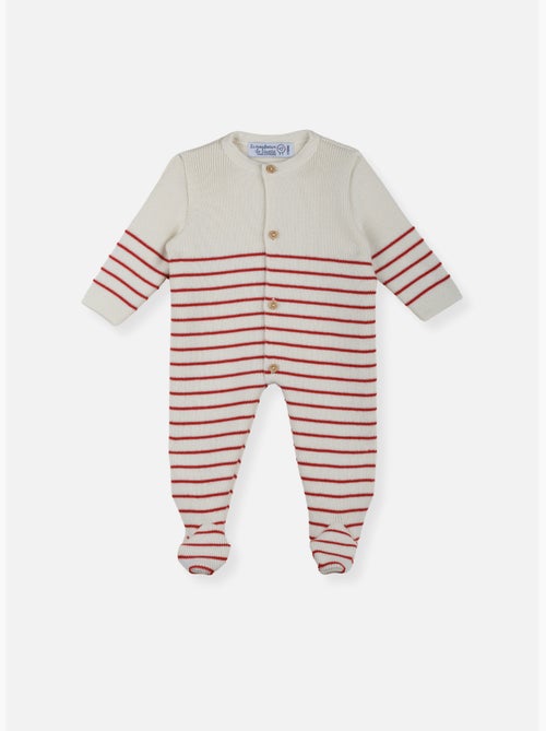 Tutina neonato con piedini - collezione «petits marins» - Kiabi