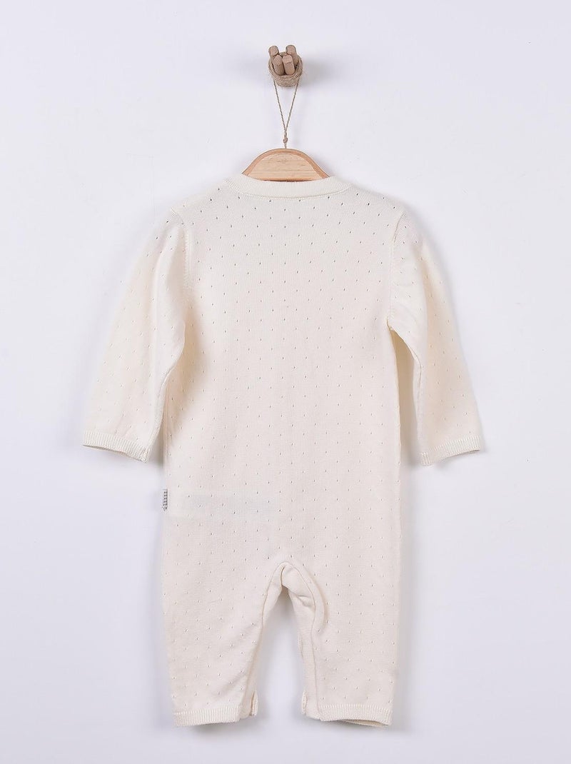 Tutina neonato in maglia di cotone bio | kitikate | kitikate Beige - Kiabi