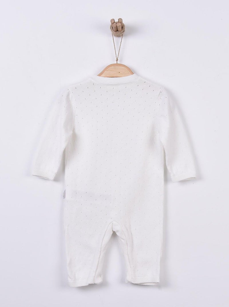 Tutina neonato in maglia di cotone bio | kitikate | kitikate Ecru - Kiabi