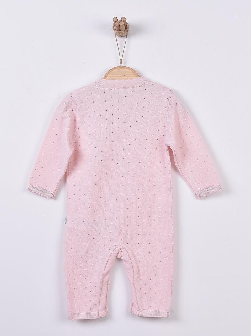 Tutina neonato in maglia di cotone bio | kitikate | kitikate Rosa - Kiabi