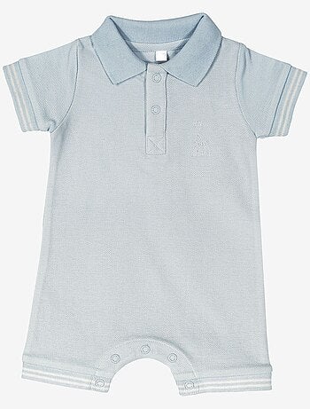 Tutina neonato in maglia piqué