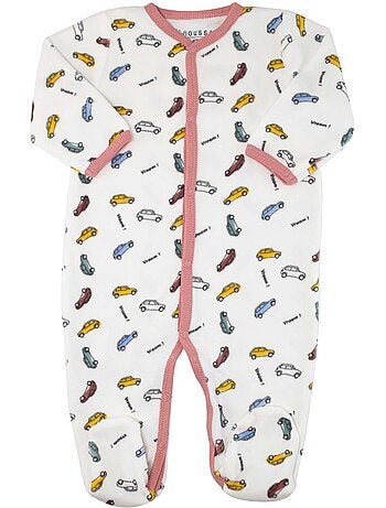 Tutina neonato in velluto