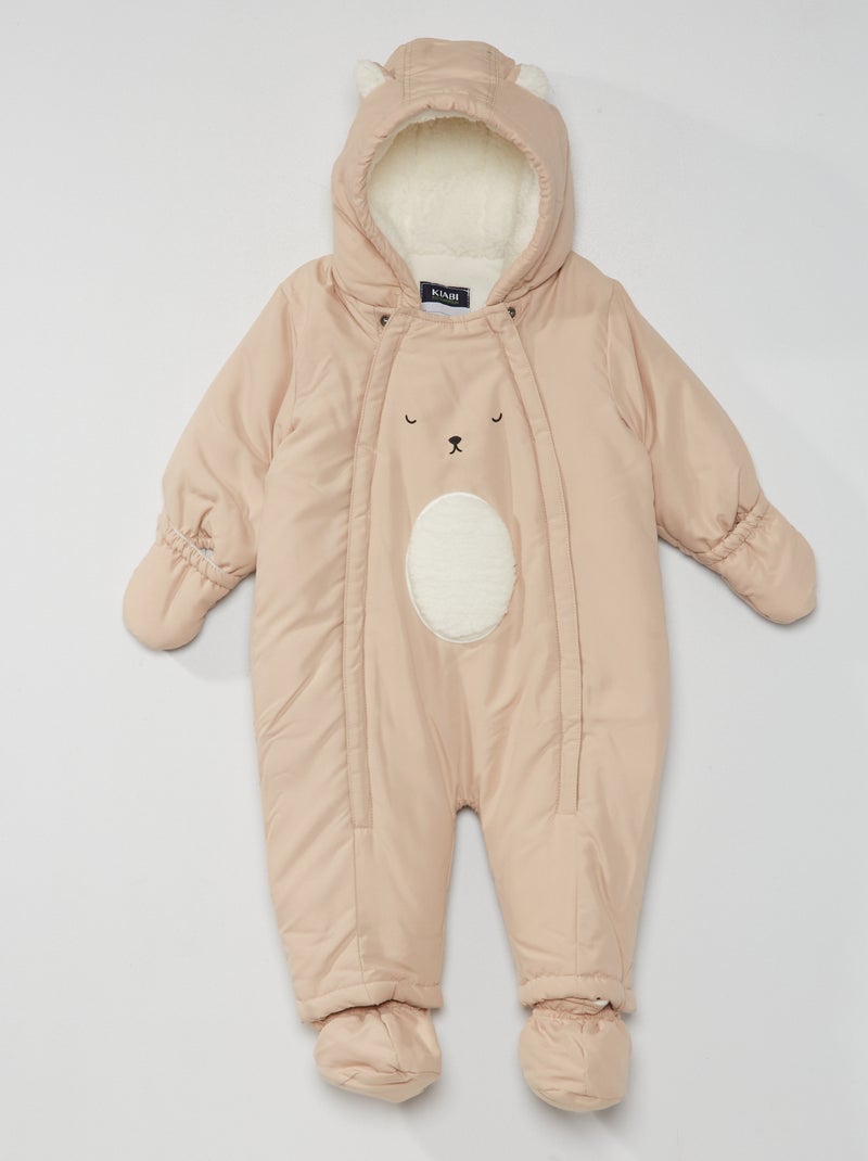 Tutina 'orsacchiotto' BEIGE - Kiabi