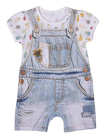 Tutina per bambina in cotone biologico pinea | kitikate | kitikate