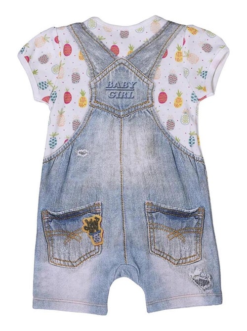 Tutina per bambina in cotone biologico pinea | Kitikate - Kiabi