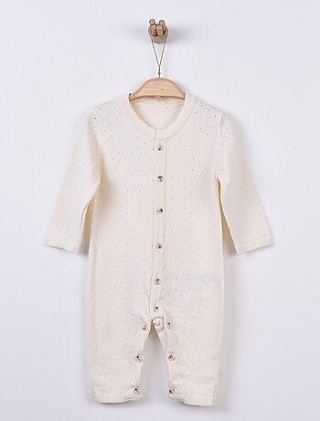 Tutina per neonati in cotone biologico a maglia, comfort e stile | Kitikate