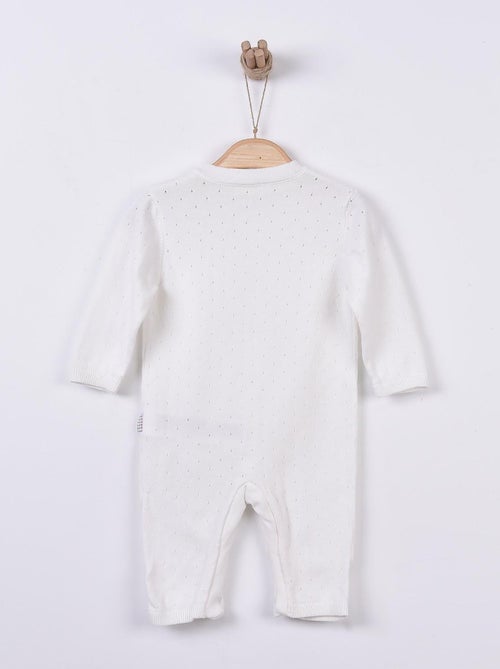 Tutina per neonati in cotone biologico a maglia, comfort e stile | Kitikate - Kiabi