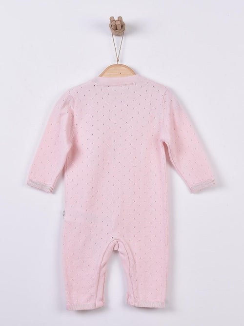 Tutina per neonati in cotone biologico a maglia, comfort e stile | Kitikate - Kiabi