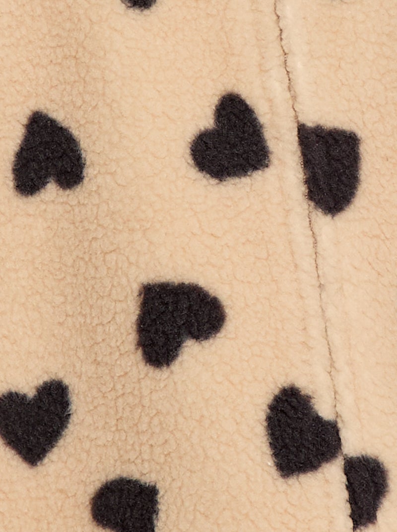 Tutina pigiama calda effetto montone Beige - Kiabi