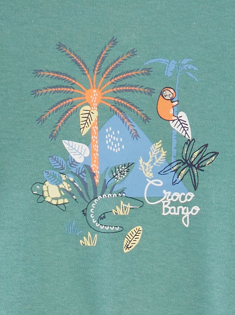 Tutina pigiama stampata VERDE - Kiabi