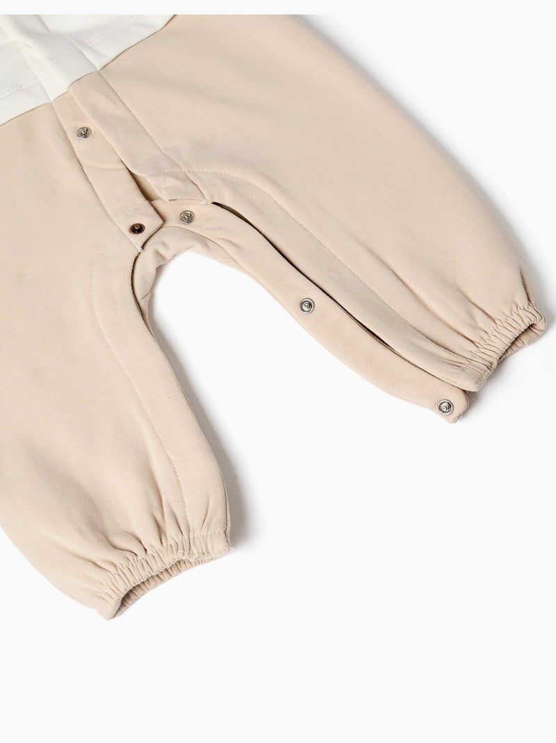 Tutina senza piedi con interno spazzolato Bianco - Kiabi