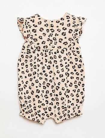 Tutina stampata in jersey di cotone