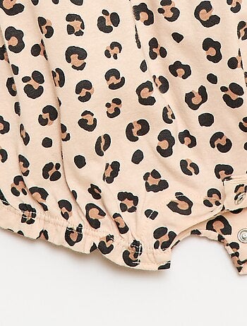 Tutina stampata in jersey di cotone