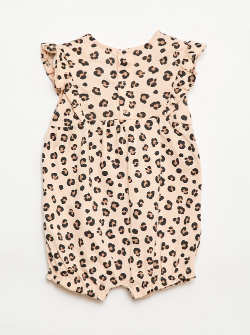 Tutina stampata in jersey di cotone - Kiabi