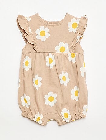 Tutina stampata in jersey di cotone