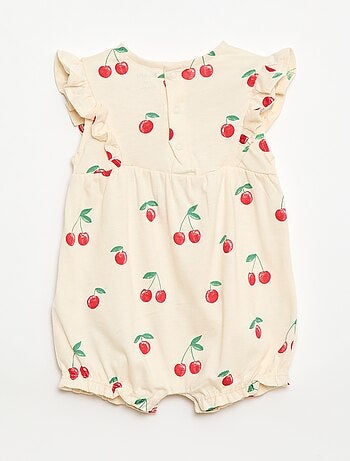 Tutina stampata in jersey di cotone