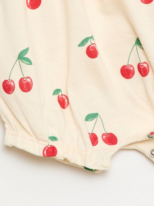 Tutina stampata in jersey di cotone - Kiabi