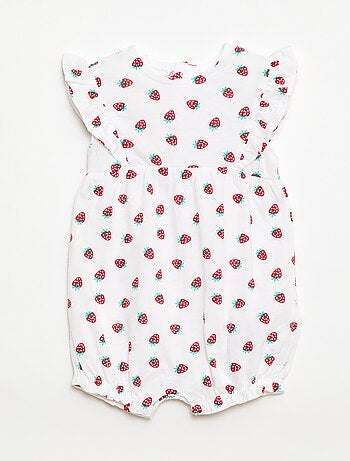 Tutina stampata in jersey di cotone