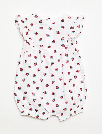 Tutina stampata in jersey di cotone