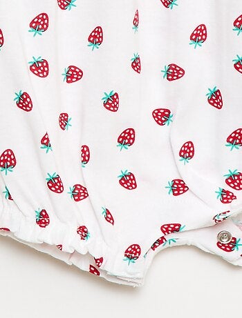 Tutina stampata in jersey di cotone