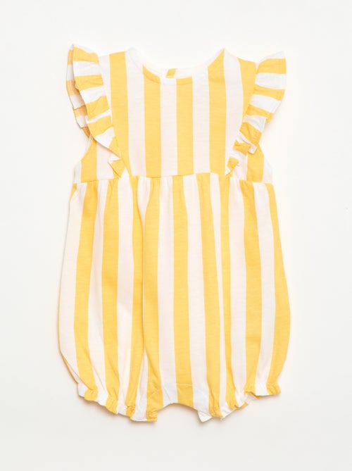 Tutina stampata in jersey di cotone - Kiabi