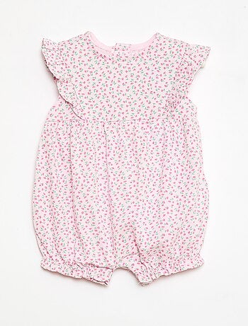 Tutina stampata in jersey di cotone