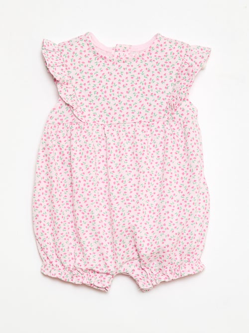 Tutina stampata in jersey di cotone - Kiabi