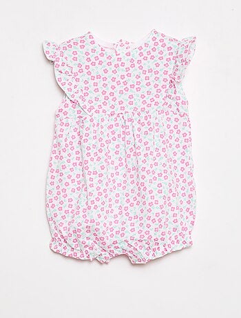 Tutina stampata in jersey di cotone