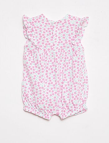 Tutina stampata in jersey di cotone