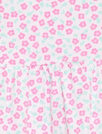 Tutina stampata in jersey di cotone